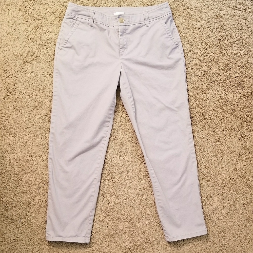 Grey cropped pants